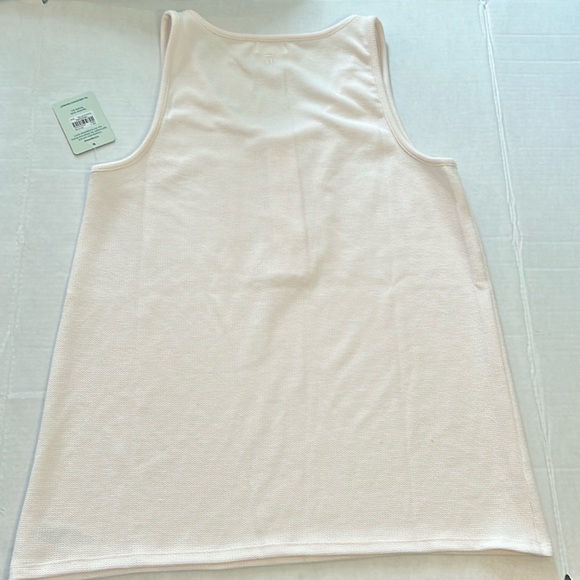 Tommy John Large Top Zen Waffle Tank in Pastel Parchment Waffle NWT - Picture 2 of 8